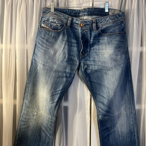 Diesel Safado Regular Slim Straight Leg Jean Men’s 32W/34L Blue Denim - Picture 5 of 14